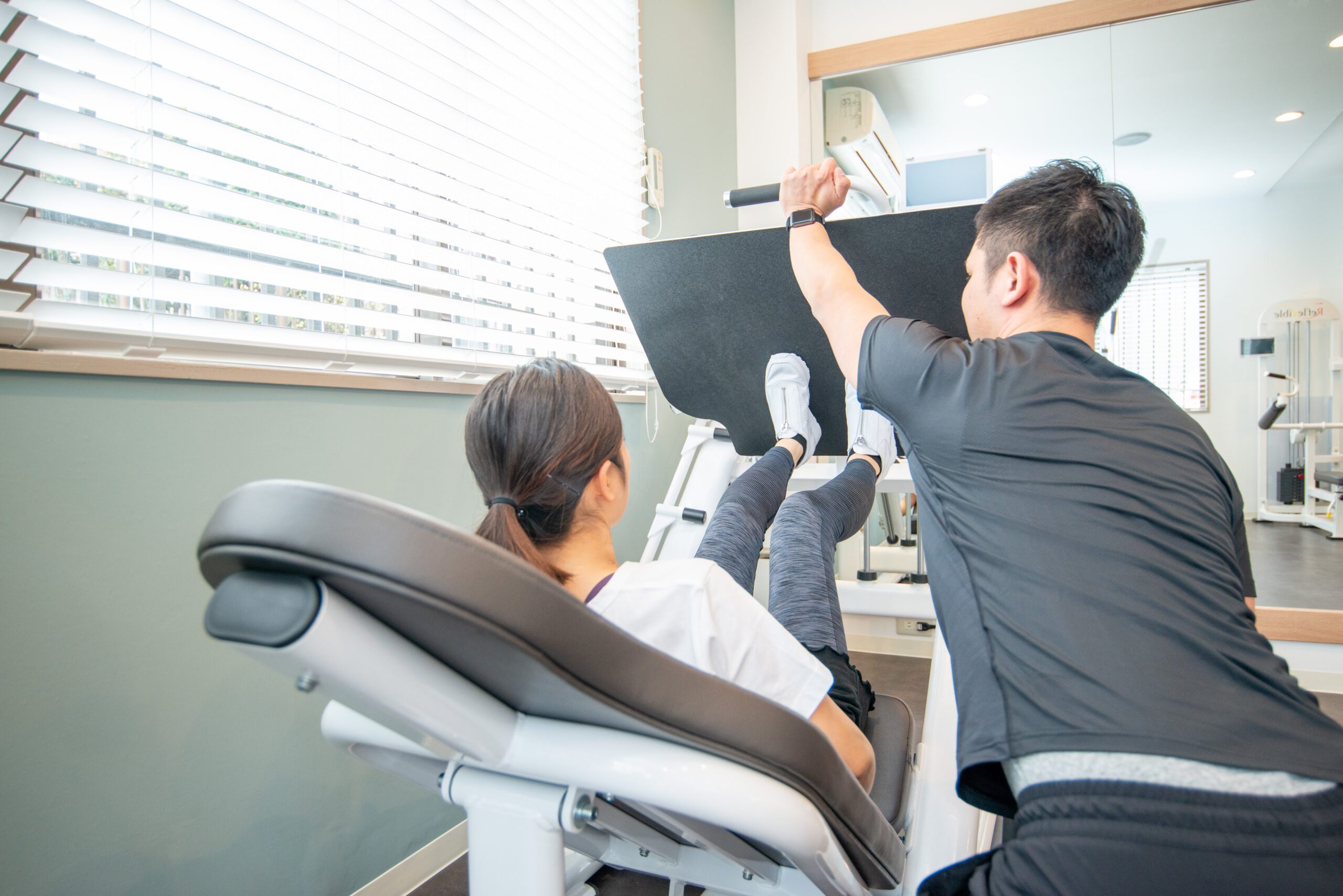 無理のないサポート付きトレーニングのイメージ