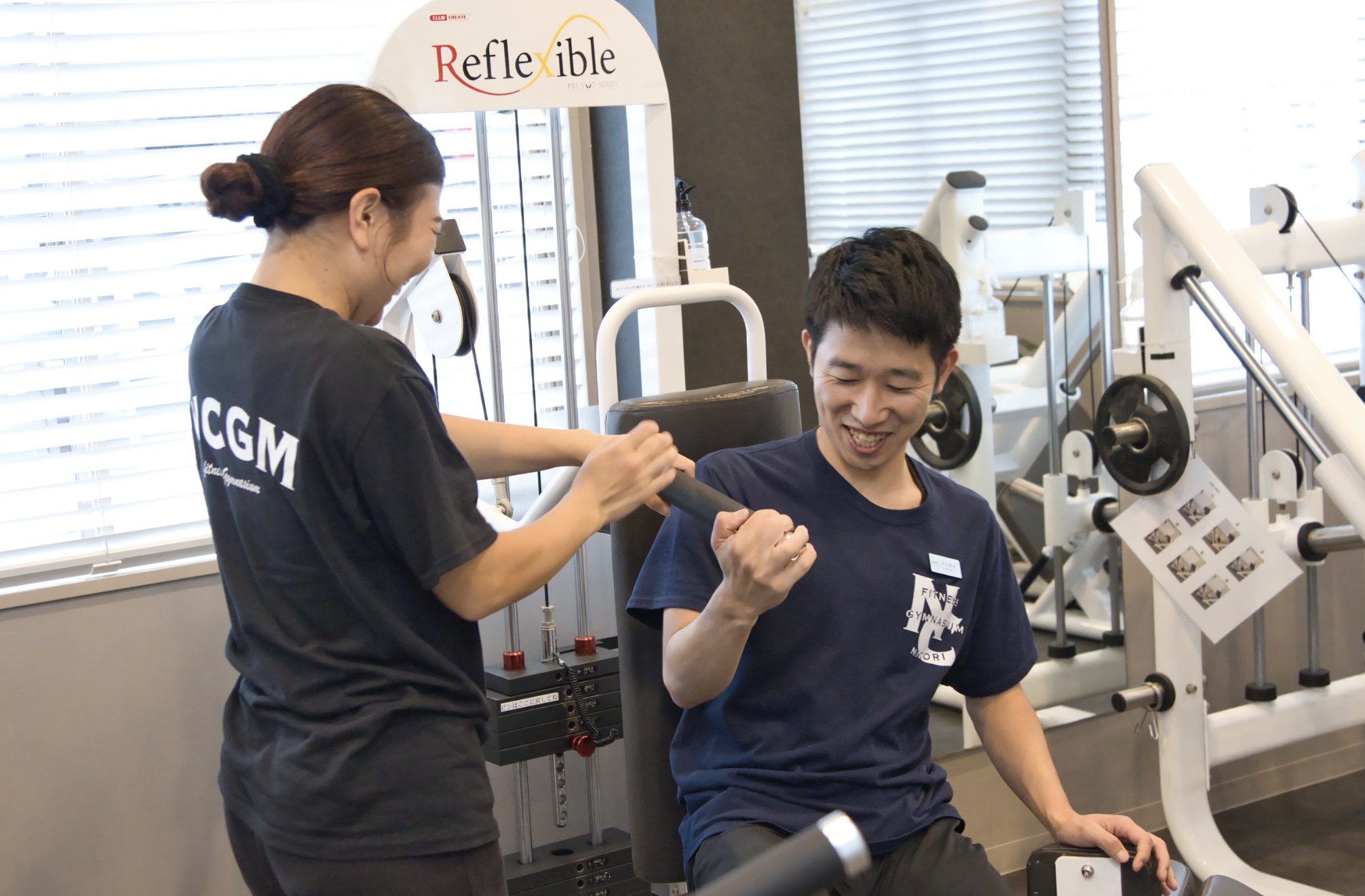 腰痛に配慮したやさしいトレーニングのイメージ