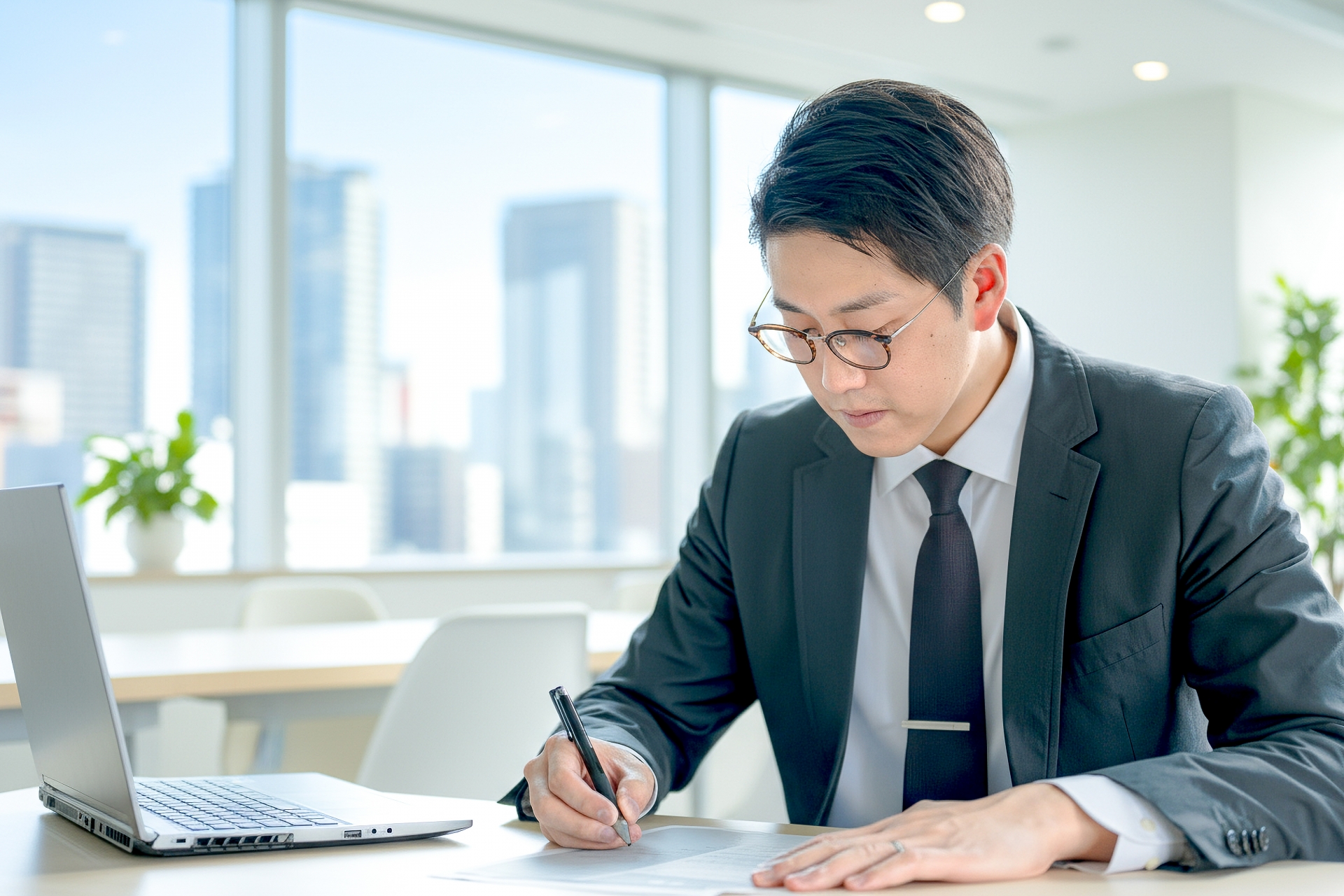 集中して業務に取り組む社員のイメージ